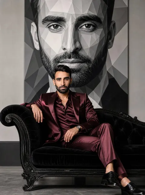 Elegant Luxury Fashion Portrait