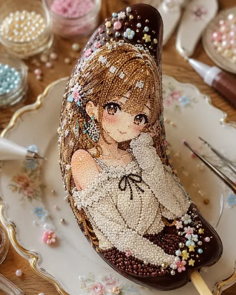 Sugar Pearl Anime Banana Dessert