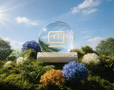 Dreamy Glass Orb Keyboard