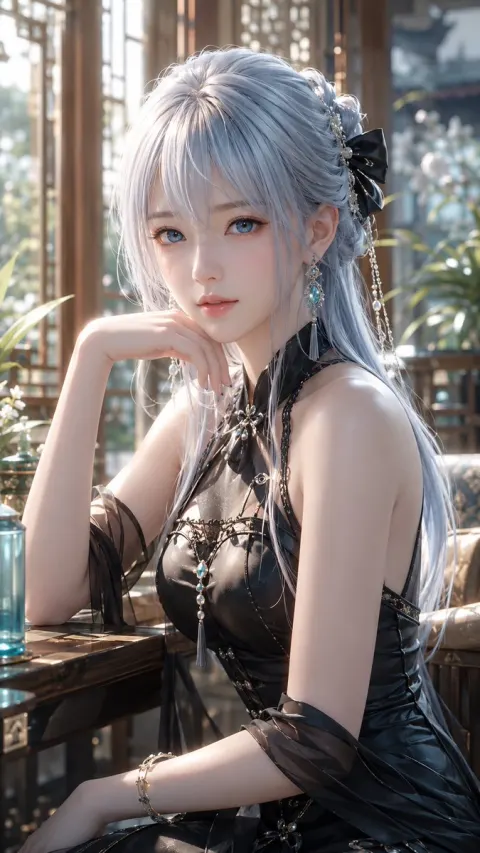 Oriental Fantasy 3D Beauty Portrait