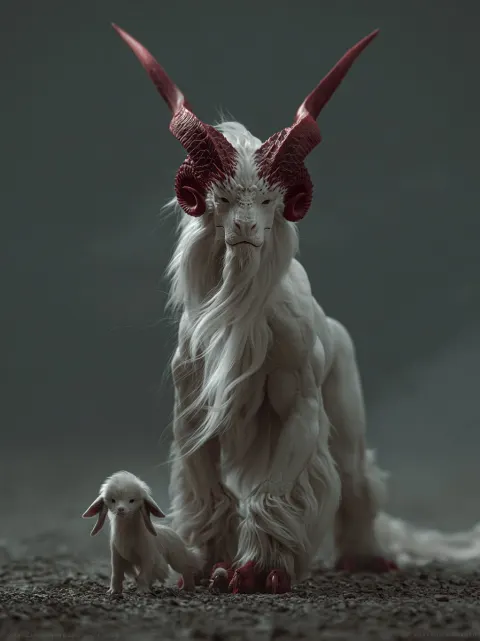 Dark Guardian Beast Portrait