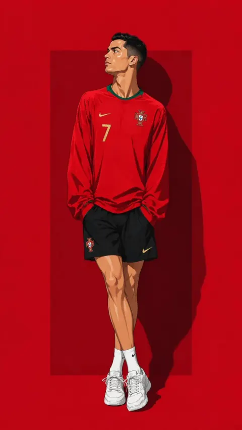 Contemporary Anime Soccer Player Illustration