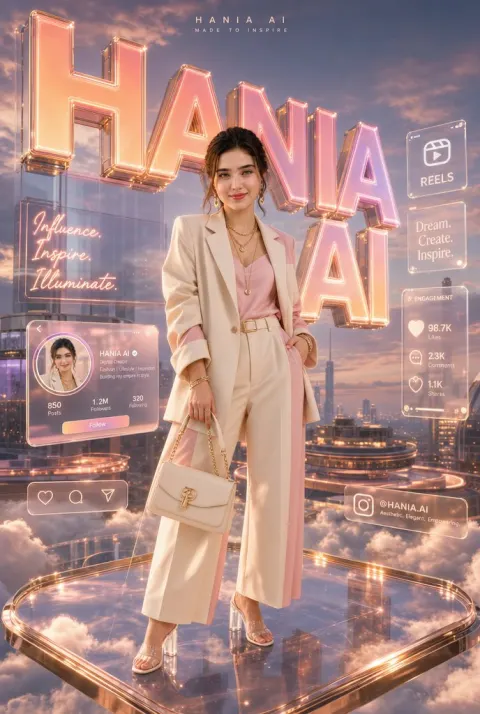 Cinematic Cloud Fashion Poster