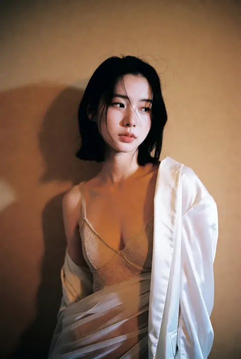 Aloof Tulle Lingerie Portrait