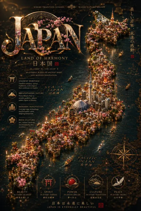 Luxury Miniature Atlas Visualization