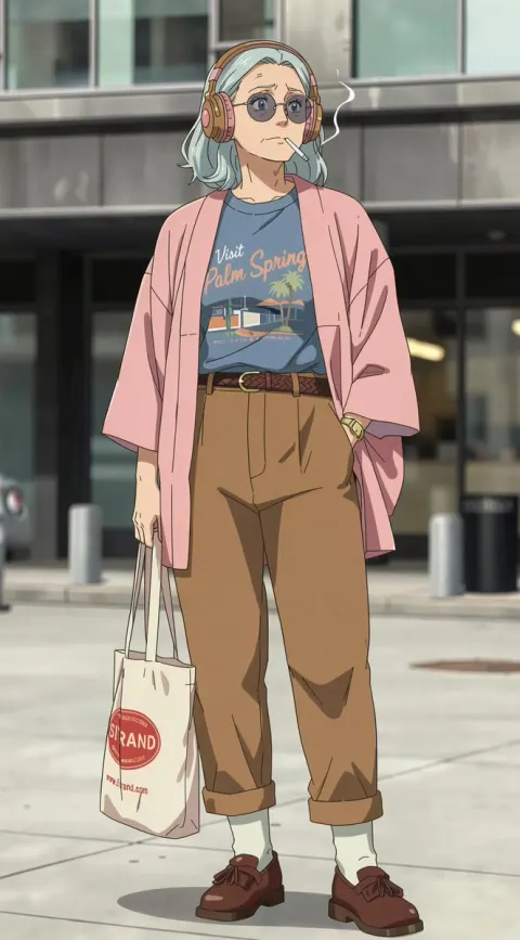 Stylish Urban Anime Girl