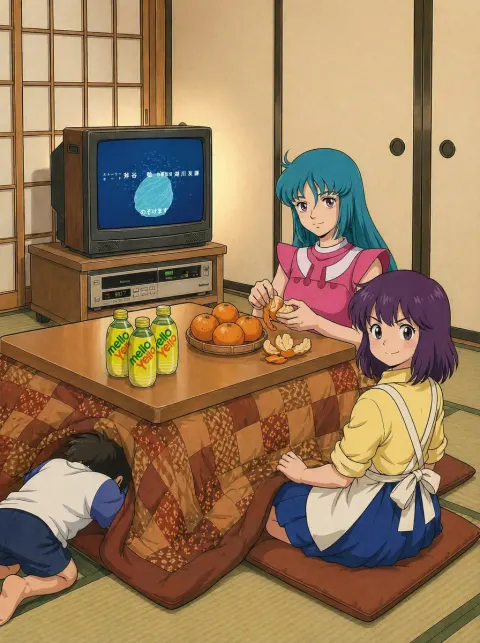 Cozy Kotatsu Winter Evening