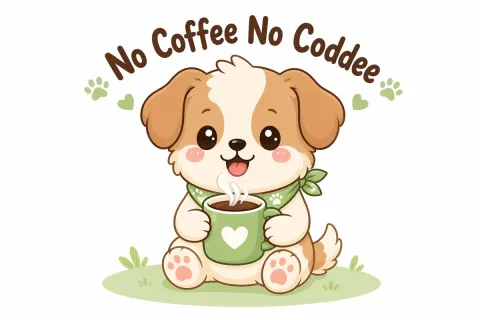 Cute Kawaii Coffee Break