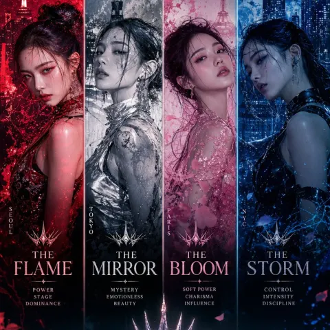 Neon Goddess K-pop Comeback