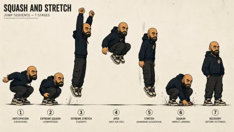 Character Jump Animation Breakdown