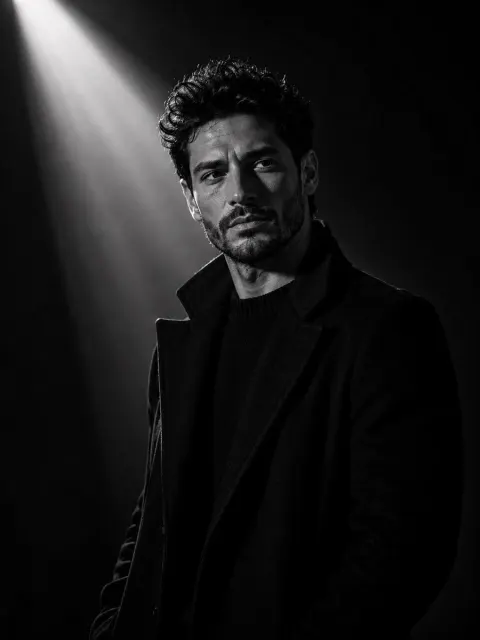 Cinematic Noir Portrait