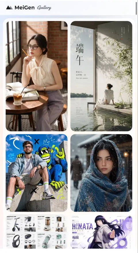 AI Prompt Gallery Mobile UI