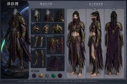 Character Costume Design Breakdown