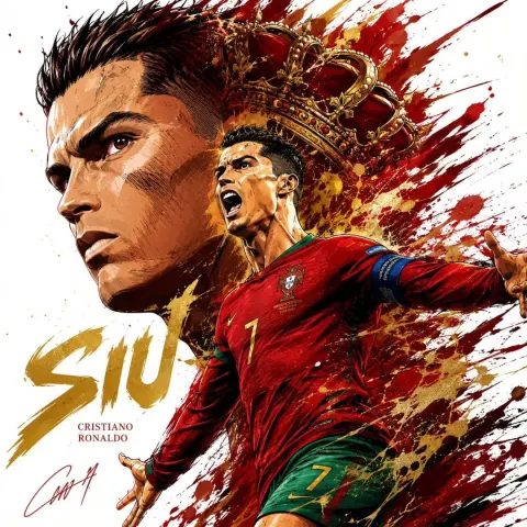 Football Star Spirit Lion Poster