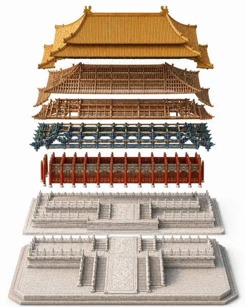 Imperial Palace Exploded Assembly Diagram