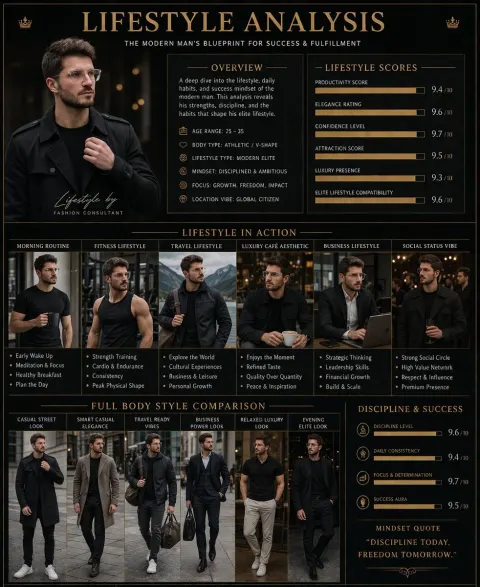 Luxury Lifestyle Analysis Poster
