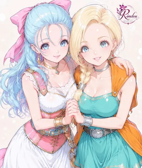 Fantasy Anime Duo Portrait