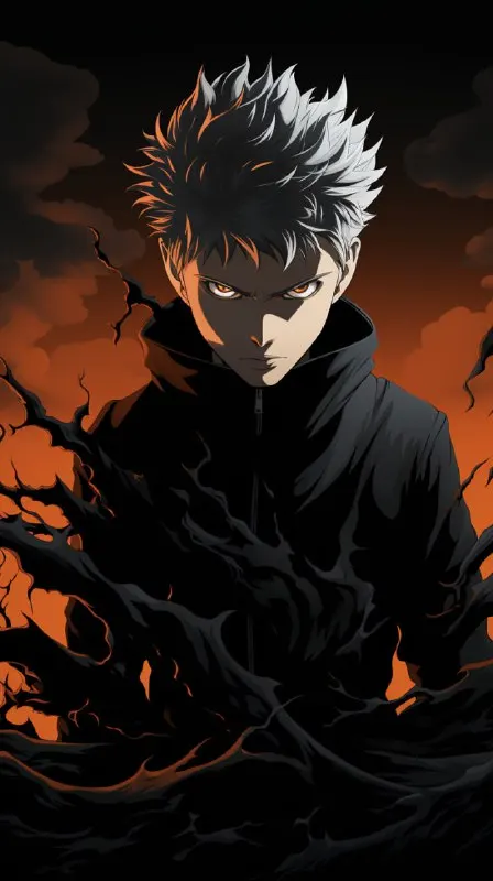 Choso Cursed Spirit Wielding Swirling Shadows