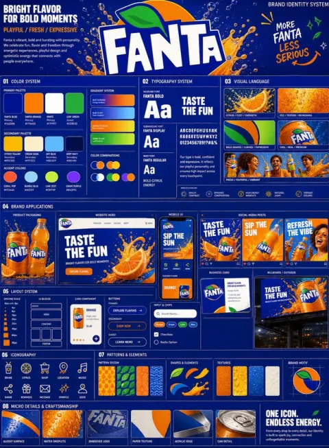 Brand Identity System Poster
