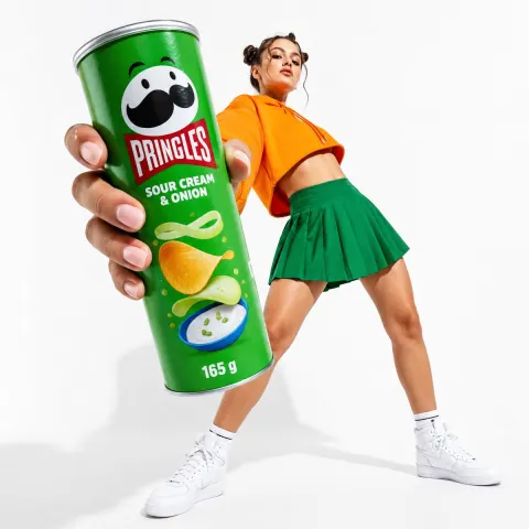Pringles Gen Z Fashion Campaign Shot