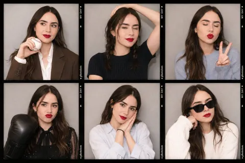 Korean Photobooth Grid Collage