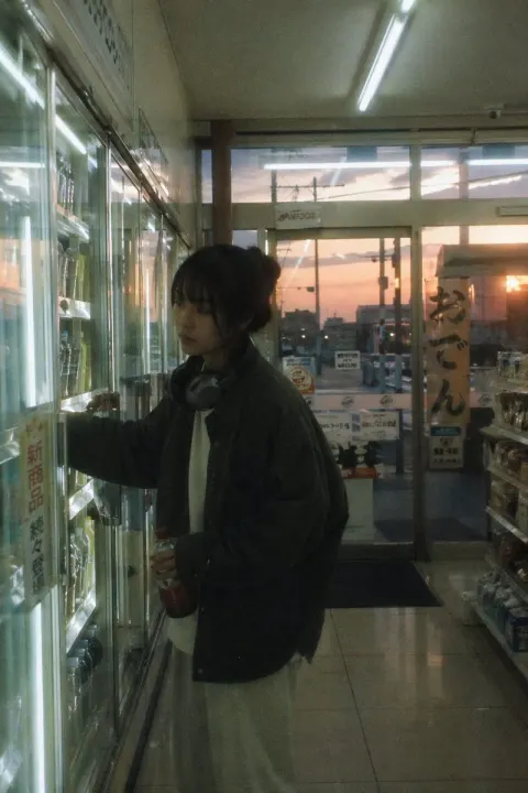Dusk Convenience Store Nostalgia