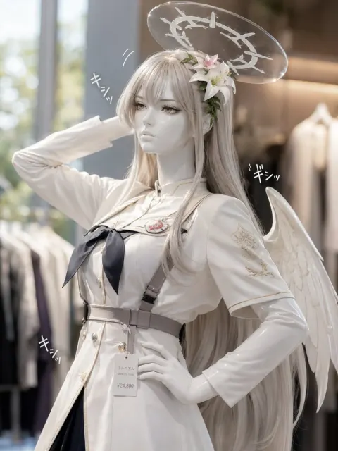 Realistic High-End Angel Mannequin