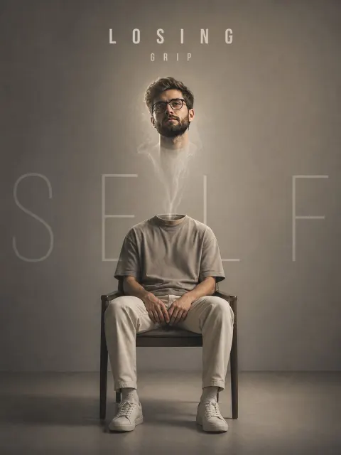 Floating Head Self Dissociation Art