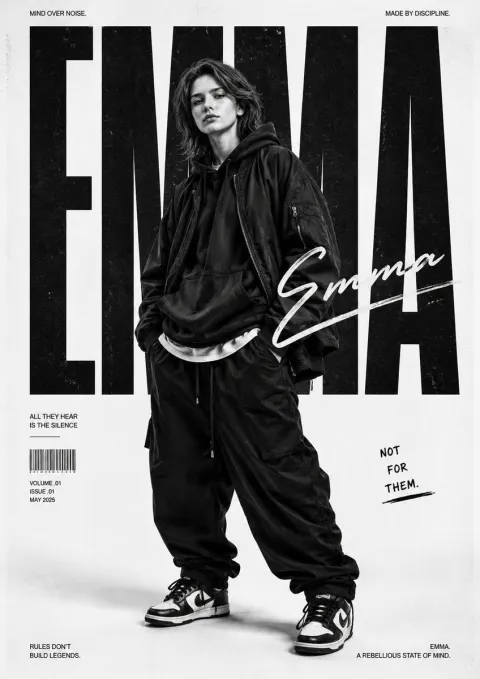 Streetwear Editorial Poster Generator