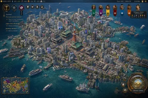 Tokyo Bay Strategy City Screenshot