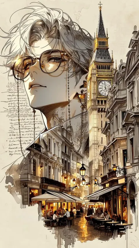Silver-Haired Gentleman's European Dream