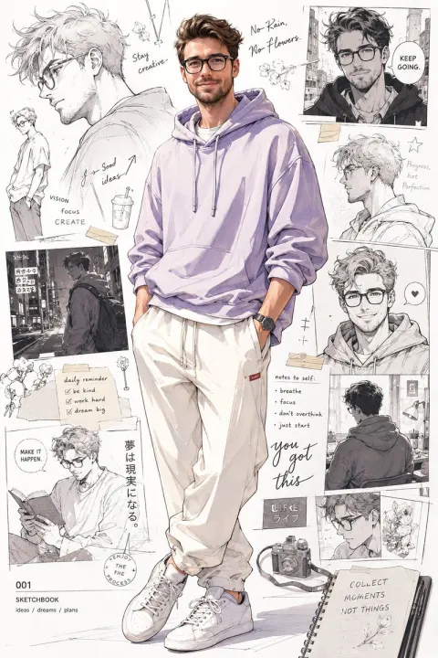 Anime Fashion Portrait Illustration