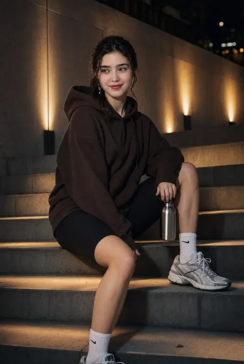Moody Urban Fitness Portrait