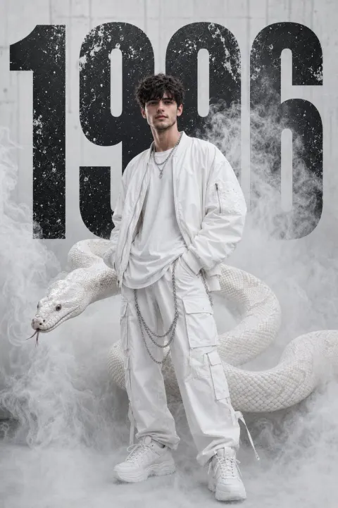 Albino Python High Fashion Editorial