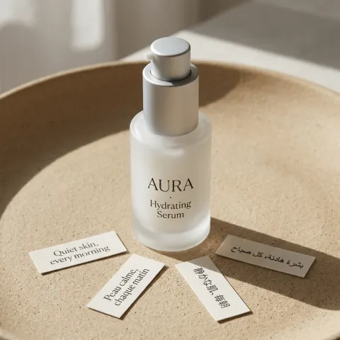 Minimalist Luxury Skincare Serum