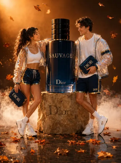 Stylish Couple Dior Sauvage Ad
