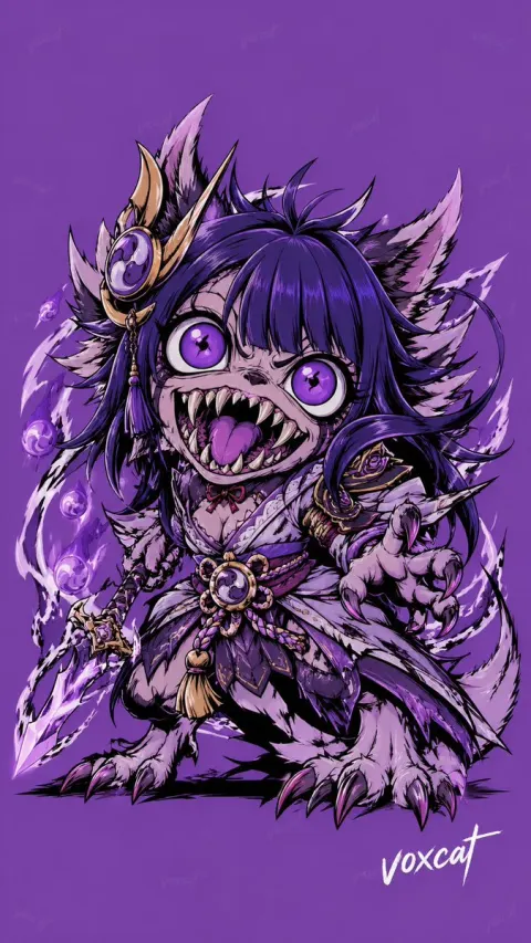 Bizarre Cute Mythic Beast Poster