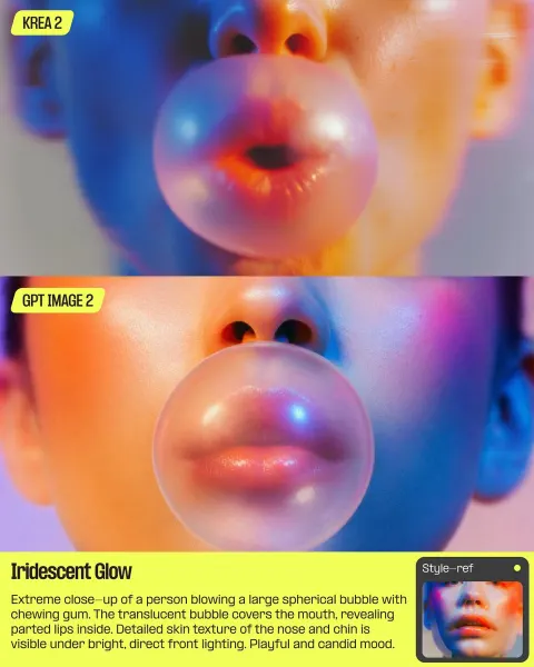 Bubblegum Style Transfer Comparison