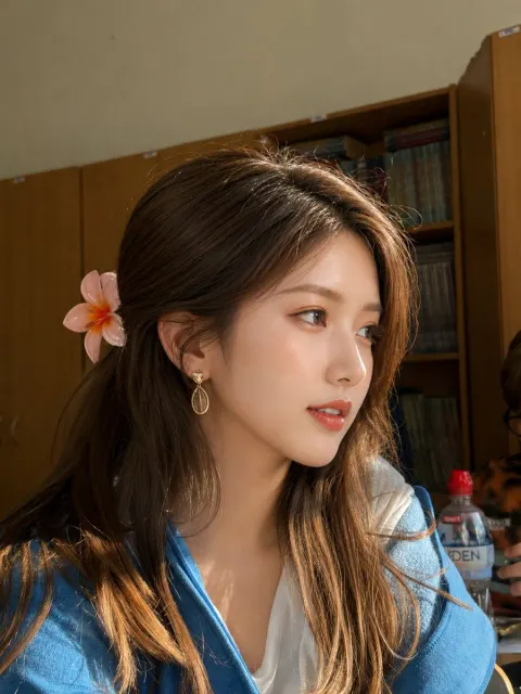 Golden Hour Academic Beauty Portrait