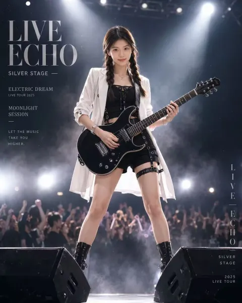 Rock Concert Poster Star