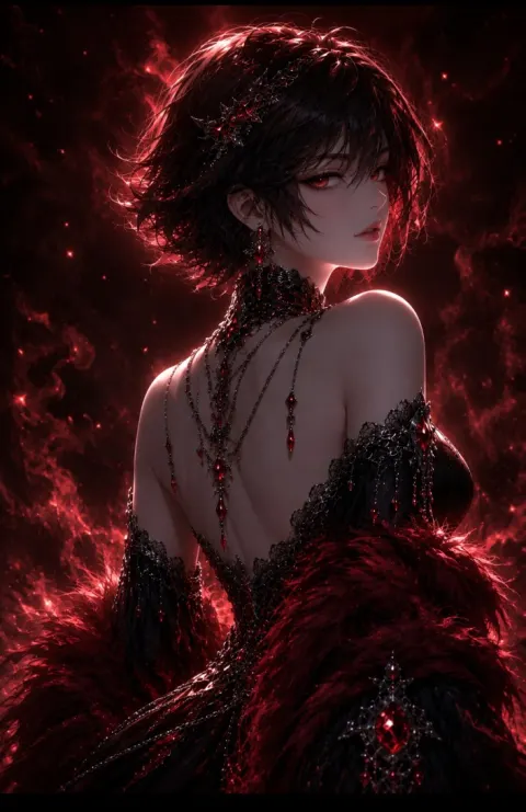 Gothic Fantasy Anime Portrait
