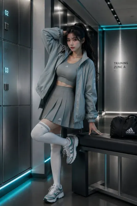 Teal Athleisure Luxury Campaign