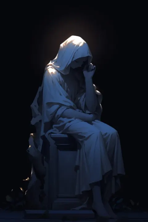 Moody Museum Statue Chiaroscuro Diorama