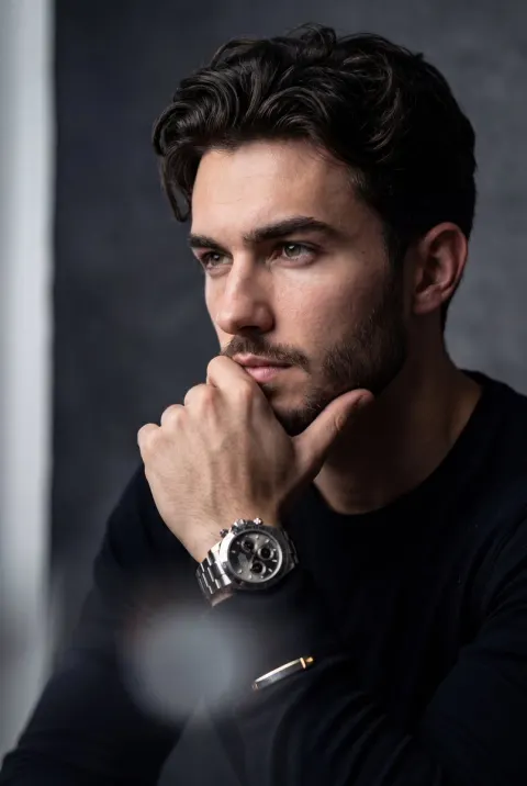 The Thinker: Cinematic Portrait