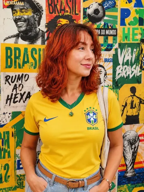 Brazil Street Football Fashion Portrait