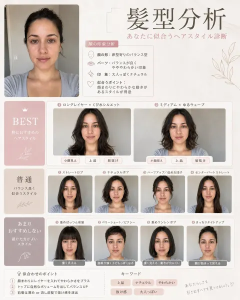 Hairstyle Makeup Analysis Guide