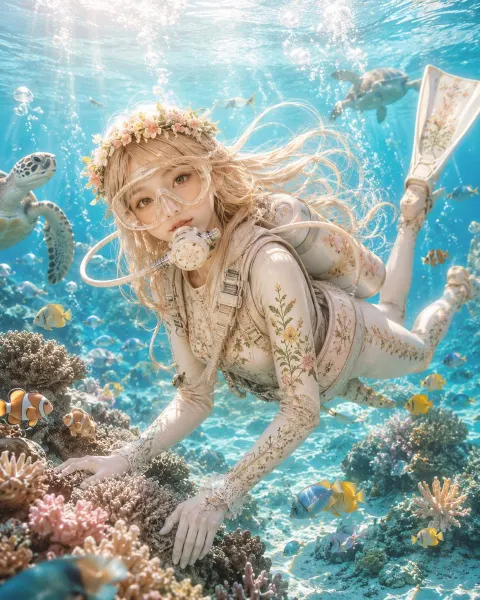 Character's Okinawa Scuba Adventure