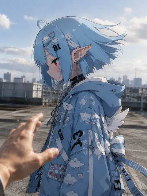 Reaching for Anime Girl
