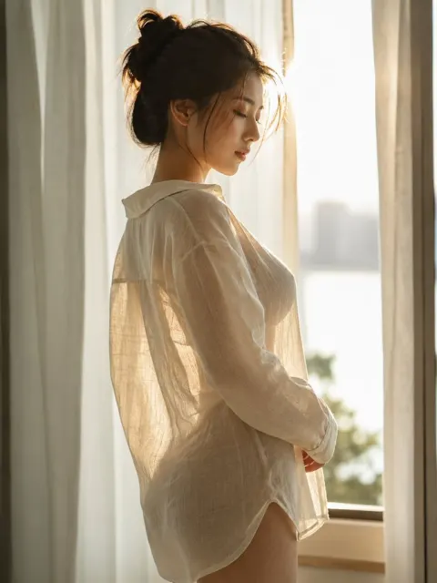 Soft Window Light Portrait