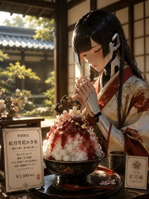 Cyberpunk Tea House Shaved Ice